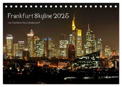 Frankfurt Skyline von Petrus Bodenstaff (Tischkalender 2025 DIN A5 quer), CALVENDO Monatskalender