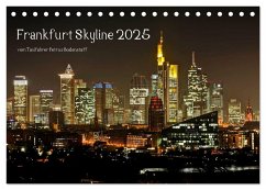 Frankfurt Skyline von Petrus Bodenstaff (Tischkalender 2025 DIN A5 quer), CALVENDO Monatskalender - Calvendo;Bodenstaff, Petrus