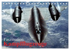 Faszination Kampfflugzeuge (Tischkalender 2025 DIN A5 quer), CALVENDO Monatskalender