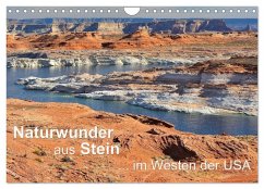 Naturwunder aus Stein im Westen der USA (Wandkalender 2025 DIN A4 quer), CALVENDO Monatskalender