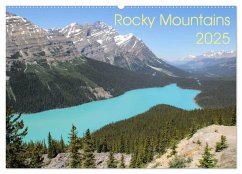 Rocky Mountains 2025 (Wandkalender 2025 DIN A2 quer), CALVENDO Monatskalender