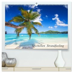 Seychellen Strandfeeling (hochwertiger Premium Wandkalender 2025 DIN A2 quer), Kunstdruck in Hochglanz