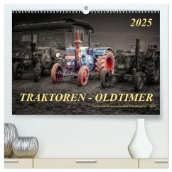 Traktoren - Oldtimer (hochwertiger Premium Wandkalender 2025 DIN A2 quer), Kunstdruck in Hochglanz - Calvendo;Roder, Peter