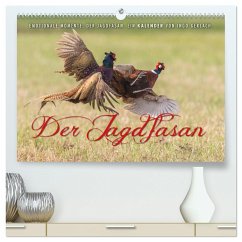 Emotionale Momente: Der Jagdfasan. (hochwertiger Premium Wandkalender 2025 DIN A2 quer), Kunstdruck in Hochglanz