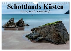 Schottlands Küsten. Karg, herb, traumhaft (Wandkalender 2025 DIN A4 quer), CALVENDO Monatskalender