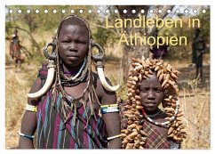 Landleben in Äthiopien (Tischkalender 2025 DIN A5 quer), CALVENDO Monatskalender
