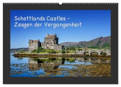 Schottlands Castles - Zeugen der Vergangenheit (Wandkalender 2025 DIN A2 quer), CALVENDO Monatskalender