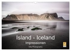Island - Iceland Impressionen (Wandkalender 2025 DIN A3 quer), CALVENDO Monatskalender - Calvendo;Photography, Silly