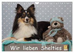 Wir lieben Shelties (Wandkalender 2025 DIN A4 quer), CALVENDO Monatskalender - Calvendo;Reiß - Seibert, Marion