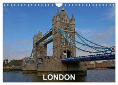 London (Wandkalender 2025 DIN A4 quer), CALVENDO Monatskalender