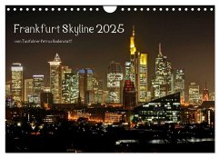 Frankfurt Skyline von Petrus Bodenstaff (Wandkalender 2025 DIN A4 quer), CALVENDO Monatskalender - Calvendo;Bodenstaff, Petrus