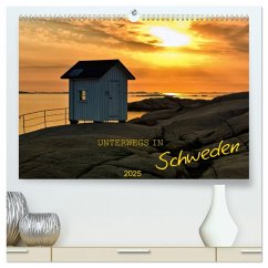 Unterwegs in Schweden (hochwertiger Premium Wandkalender 2025 DIN A2 quer), Kunstdruck in Hochglanz - Calvendo;Falke, Manuela