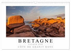 Bretagne - Zauber der Côte de Granit Rose (Wandkalender 2025 DIN A3 quer), CALVENDO Monatskalender