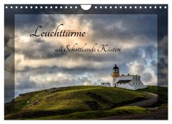Leuchttürme an Schottlands Küsten (Wandkalender 2025 DIN A4 quer), CALVENDO Monatskalender