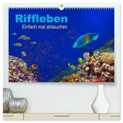 Riffleben - Einfach mal abtauchen (hochwertiger Premium Wandkalender 2025 DIN A2 quer), Kunstdruck in Hochglanz - Calvendo;Melz, Tina