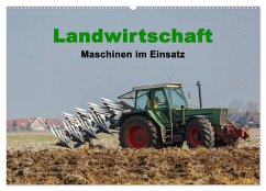 Landwirtschaft - Maschinen im Einsatz (Wandkalender 2025 DIN A2 quer), CALVENDO Monatskalender - Calvendo;pötsch, rolf