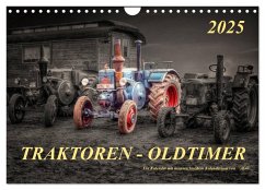 Traktoren - Oldtimer (Wandkalender 2025 DIN A4 quer), CALVENDO Monatskalender - Calvendo;Roder, Peter