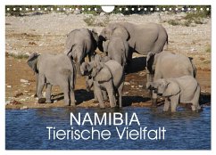 Namibia - Tierische Vielfalt (Wandkalender 2025 DIN A4 quer), CALVENDO Monatskalender