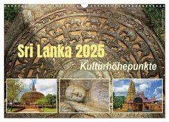 Sri Lanka 2025 Kulturhöhepunkte (Wandkalender 2025 DIN A3 quer), CALVENDO Monatskalender