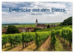 Eindrücke aus dem Elsass (Wandkalender 2025 DIN A2 quer), CALVENDO Monatskalender