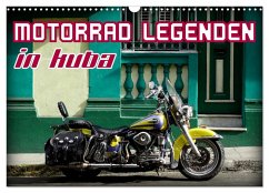 Motorrad Legenden in Kuba (Wandkalender 2025 DIN A3 quer), CALVENDO Monatskalender - Calvendo;Löwis of Menar, Henning von