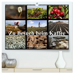 Zu Besuch beim Kaffee (hochwertiger Premium Wandkalender 2025 DIN A2 quer), Kunstdruck in Hochglanz - Calvendo;Weber, Jochen