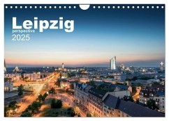 Leipzig perspective (Wandkalender 2025 DIN A4 quer), CALVENDO Monatskalender - Calvendo;Lindau, Christian