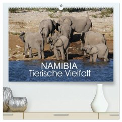 Namibia - Tierische Vielfalt (hochwertiger Premium Wandkalender 2025 DIN A2 quer), Kunstdruck in Hochglanz