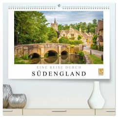 Eine Reise durch Südengland (hochwertiger Premium Wandkalender 2025 DIN A2 quer), Kunstdruck in Hochglanz