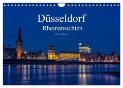 Düsseldorf - Rheinansichten (Wandkalender 2025 DIN A4 quer), CALVENDO Monatskalender