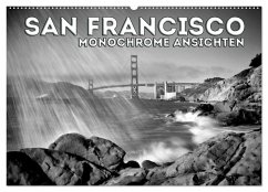 SAN FRANCISCO Monochrome Ansichten (Wandkalender 2025 DIN A2 quer), CALVENDO Monatskalender - Calvendo;Viola, Melanie