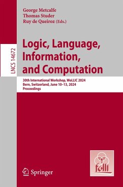 Cover Logic, Language, Information, and Computation