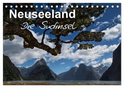 Neuseeland - Die Südinsel (Tischkalender 2025 DIN A5 quer), CALVENDO Monatskalender