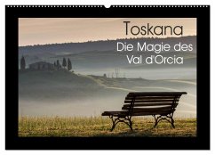 Toskana - Die Magie des Val d'Orcia (Wandkalender 2025 DIN A2 quer), CALVENDO Monatskalender