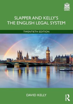 Slapper and Kelly's The English Legal System (eBook, PDF) - Kelly, David