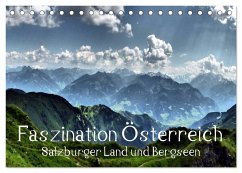 Faszination Österreich - Salzburger Land und Bergseen (Tischkalender 2025 DIN A5 quer), CALVENDO Monatskalender