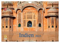 Indien 2025 Tempel, Tiger und Paläste (Wandkalender 2025 DIN A4 quer), CALVENDO Monatskalender