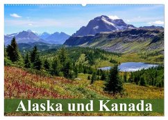 Alaska und Kanada (Wandkalender 2025 DIN A2 quer), CALVENDO Monatskalender