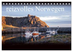 reizvolles Norwegen (Tischkalender 2025 DIN A5 quer), CALVENDO Monatskalender
