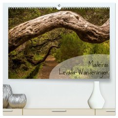 Madeiras Levada-Wanderungen (hochwertiger Premium Wandkalender 2025 DIN A2 quer), Kunstdruck in Hochglanz