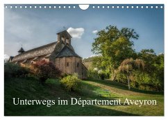 Unterwegs im Département Aveyron (Wandkalender 2025 DIN A4 quer), CALVENDO Monatskalender