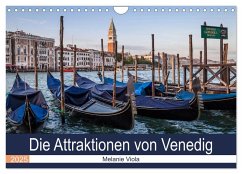 Die Attraktionen von Venedig (Wandkalender 2025 DIN A4 quer), CALVENDO Monatskalender - Calvendo;Viola, Melanie