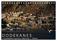 Dodekanes - Impressionen aus Kos, Kalymnos und Nisyros (Tischkalender 2025 DIN A5 quer), CALVENDO Monatskalender