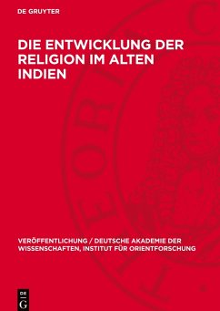 Cover Die Entwicklung der Religion im Alten Indien