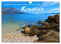 Kroatien - Traumhafte Landschaften und faszinierende Städte (Wandkalender 2025 DIN A4 quer), CALVENDO Monatskalender - Calvendo;LianeM