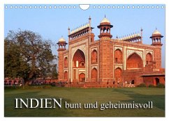 INDIEN - bunt und geheimnisvoll (Wandkalender 2025 DIN A4 quer), CALVENDO Monatskalender