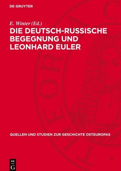 Cover Die deutsch-russische Begegnung und Leonhard Euler