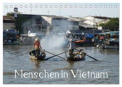 Menschen in Vietnam (Tischkalender 2025 DIN A5 quer), CALVENDO Monatskalender - Calvendo;Goldscheider, Stefanie