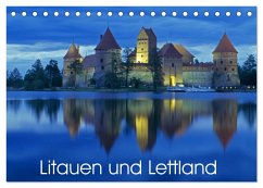 Litauen und Lettland (Tischkalender 2025 DIN A5 quer), CALVENDO Monatskalender