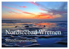 Nordseebad Wremen - Strandimpressionen (Wandkalender 2025 DIN A2 quer), CALVENDO Monatskalender